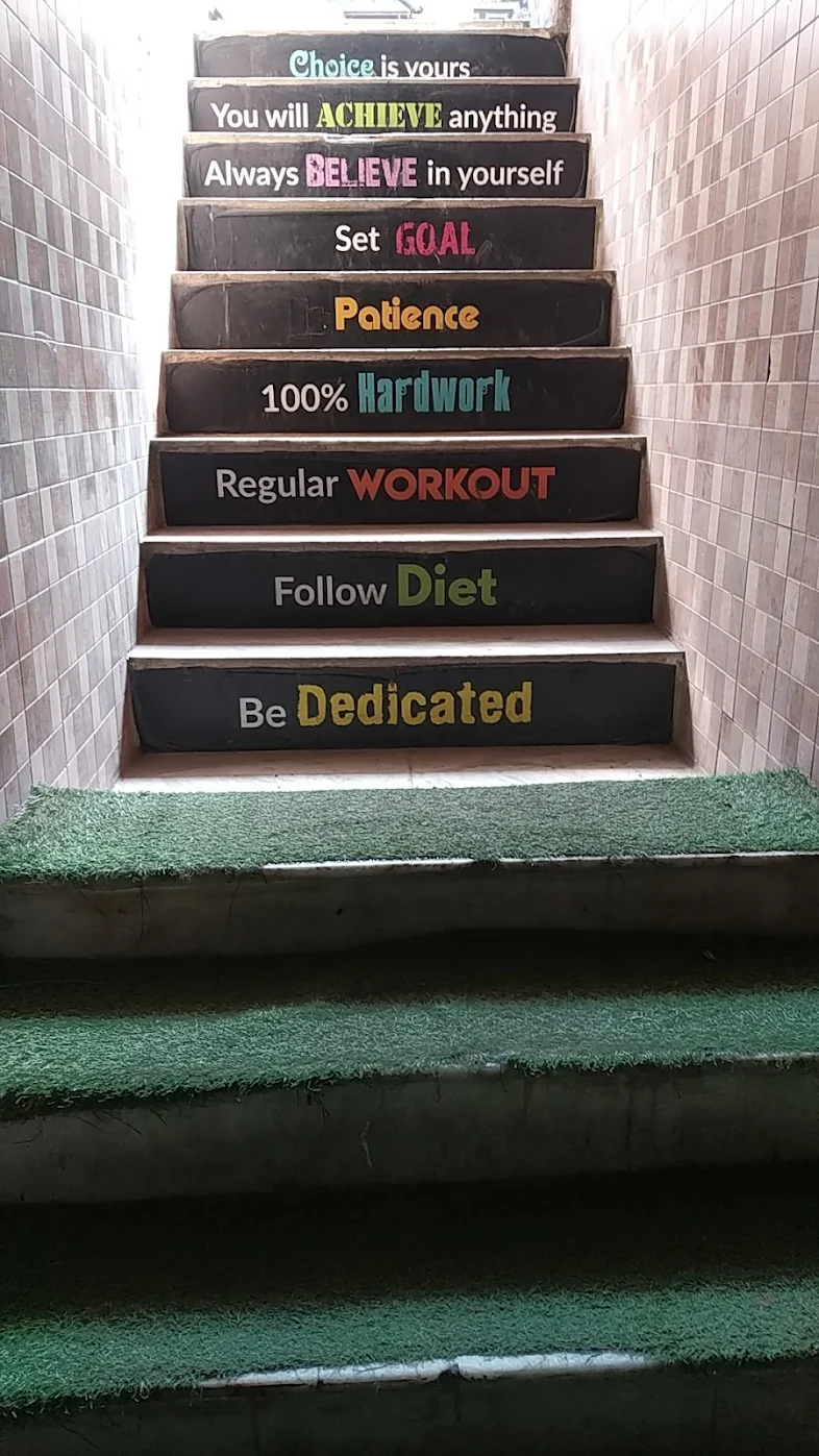 Motivational stairs view 2